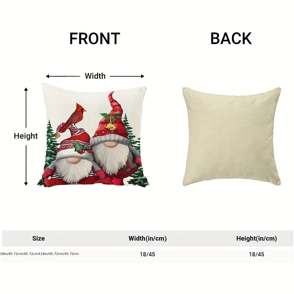 Christmas Pillowcase Set Colorful Holiday Holly Happy Winter - Temu