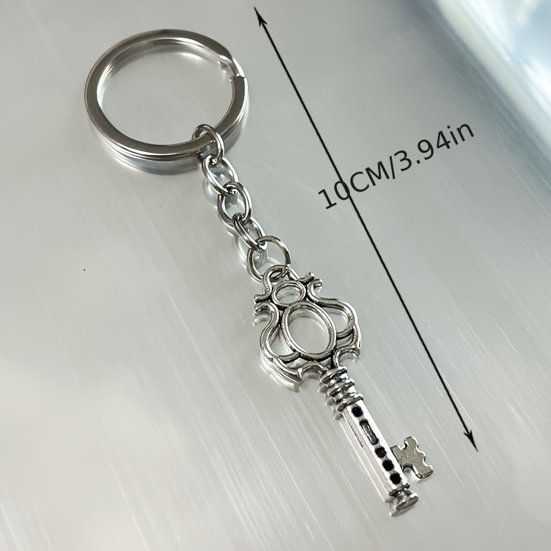 y2k gothic skull crystal keychain punk metal charm wallet - Temu