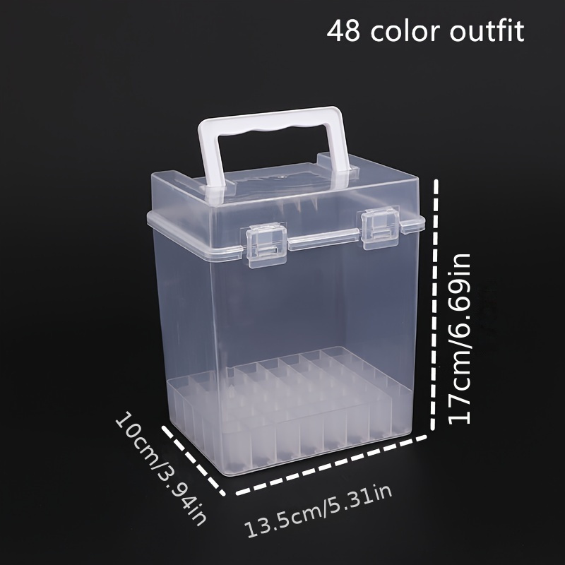 Plastic Clear Storage Box Multifunctional Portable - Temu