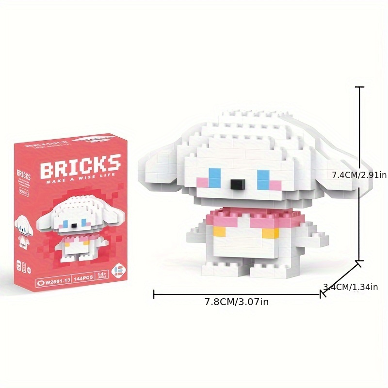 3colors Hellokitty Assemblable Rubber Eraser Building Block - Temu