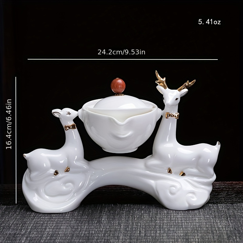 Experience the Beauty of Chinese Tea Set with Our White Suet Jade