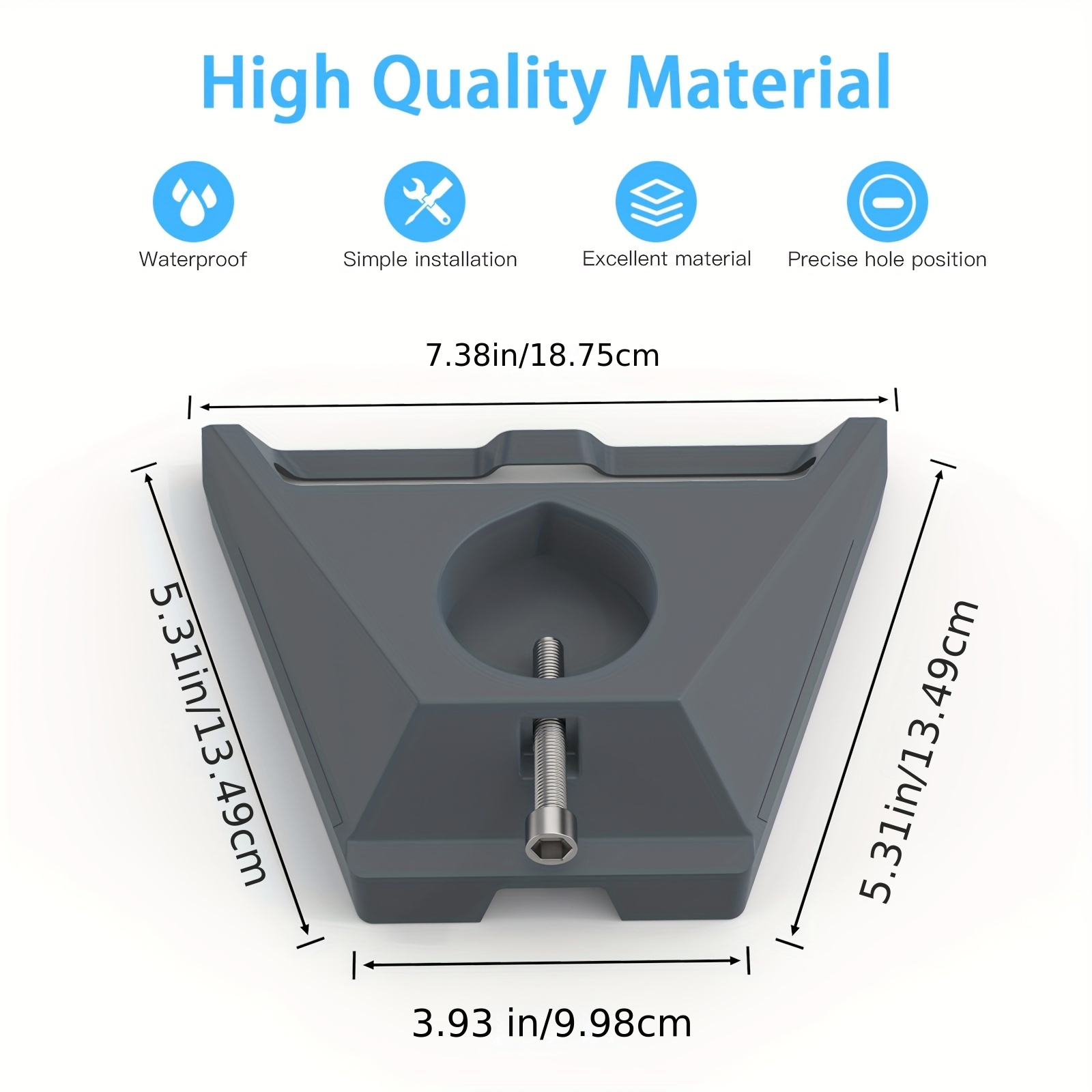 Support d'Adaptateur de Tuyau pour Toit Starlink Gen 3