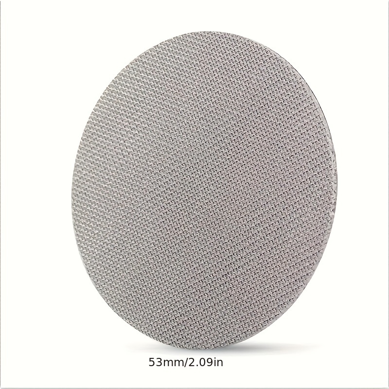 Image of 1pc 51/53/58mm Coffee Portafilter Screen Reusable Steel Puck Filter Accessory 150 Micron Fineness Coffee Filter Mesh Plate For Espresso Coffee Home Kitchen Restaurant