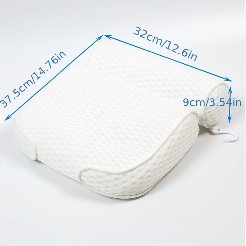 Bath Pillows For Tub White Breathable Bathtub Spa Pillow - Temu