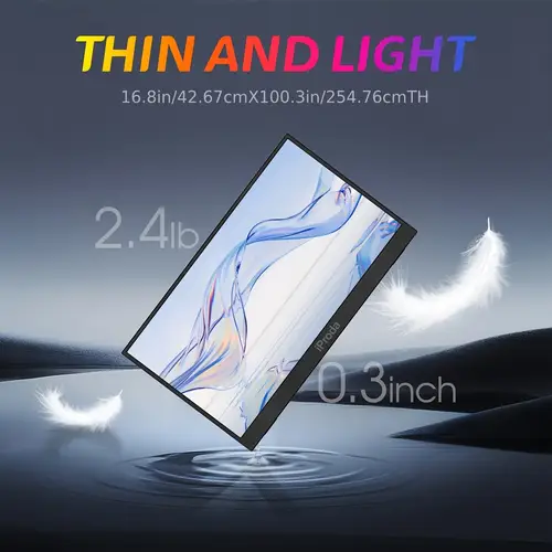 portable monitor 18 5 inch 1080p fhd 120hz gaming monitor laptop screen extender