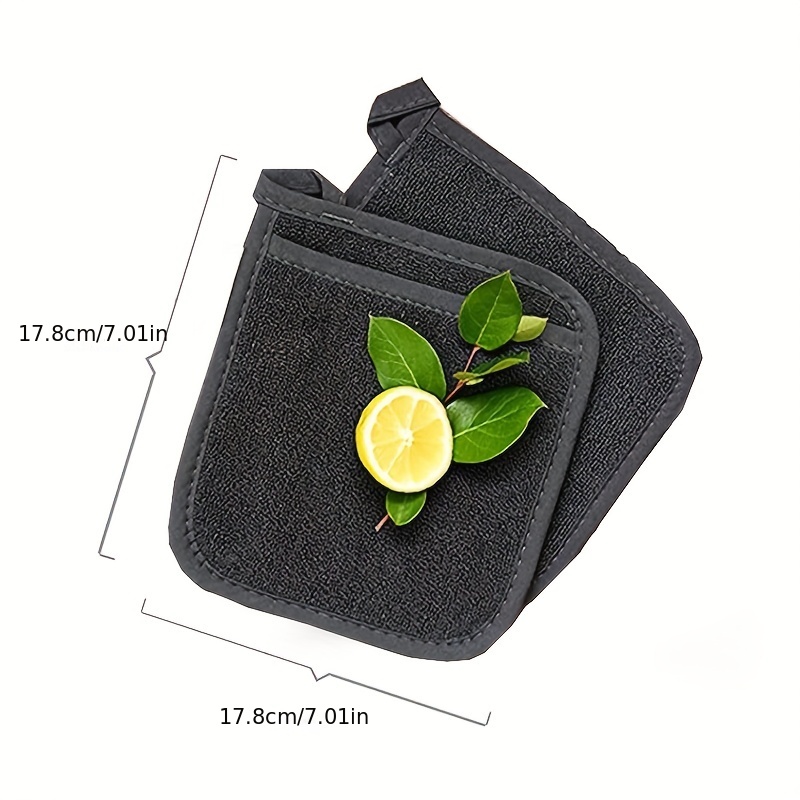 Cotton Oven Mitts Pot Holders Premium Terry Hot Pads Heat - Temu