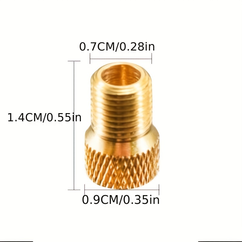 10pcs Adaptador Válvula Latón Bicicleta Adaptadores Válvula - Temu Chile