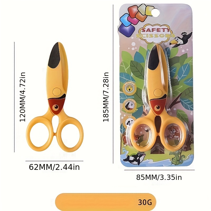 1pc Animal Mini Scissors, Kids Safety Scissor, Kindergarten