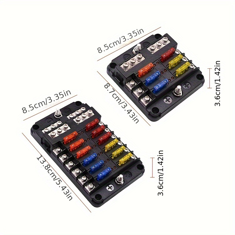 Portafusibili Universale Coperchio In Plastica 12v 32v - Temu Switzerland