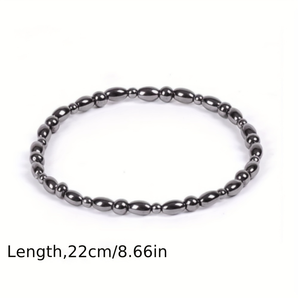 Hematite Magnetic Ankle Bracelet for Men