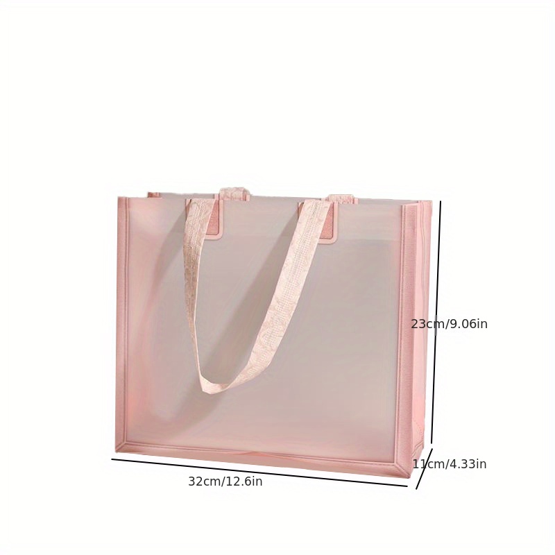 Clear Vinyl Bag with Hand Strap