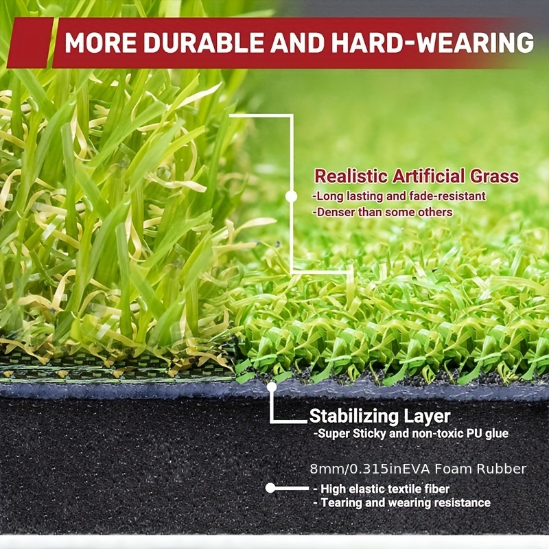 Golf Putting Training Mat with Seat