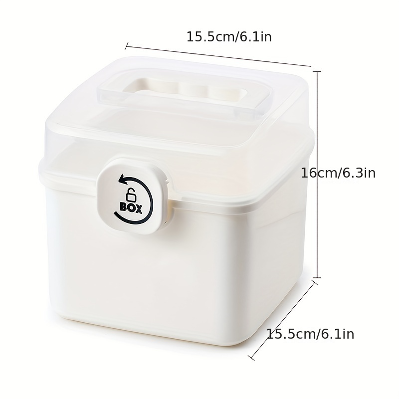 Dropship Household Large Capacity Compartment Storage Box With Lid