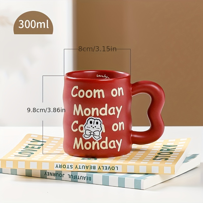 Kawaii Smile Face Coffee Mug Cute Happy and Friend Gift 