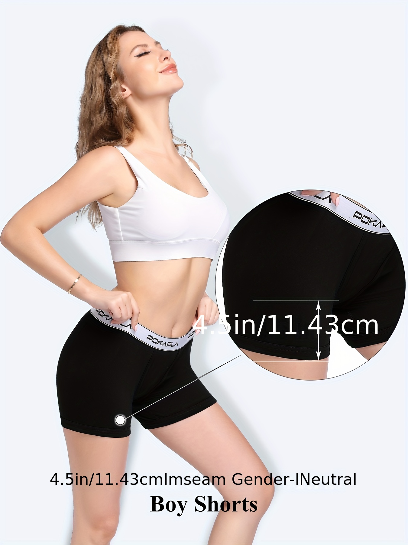 Women's Sports Bra and Panty Boyshort Set Cotton Spandex Comfort Fit Yoga  Gym 26