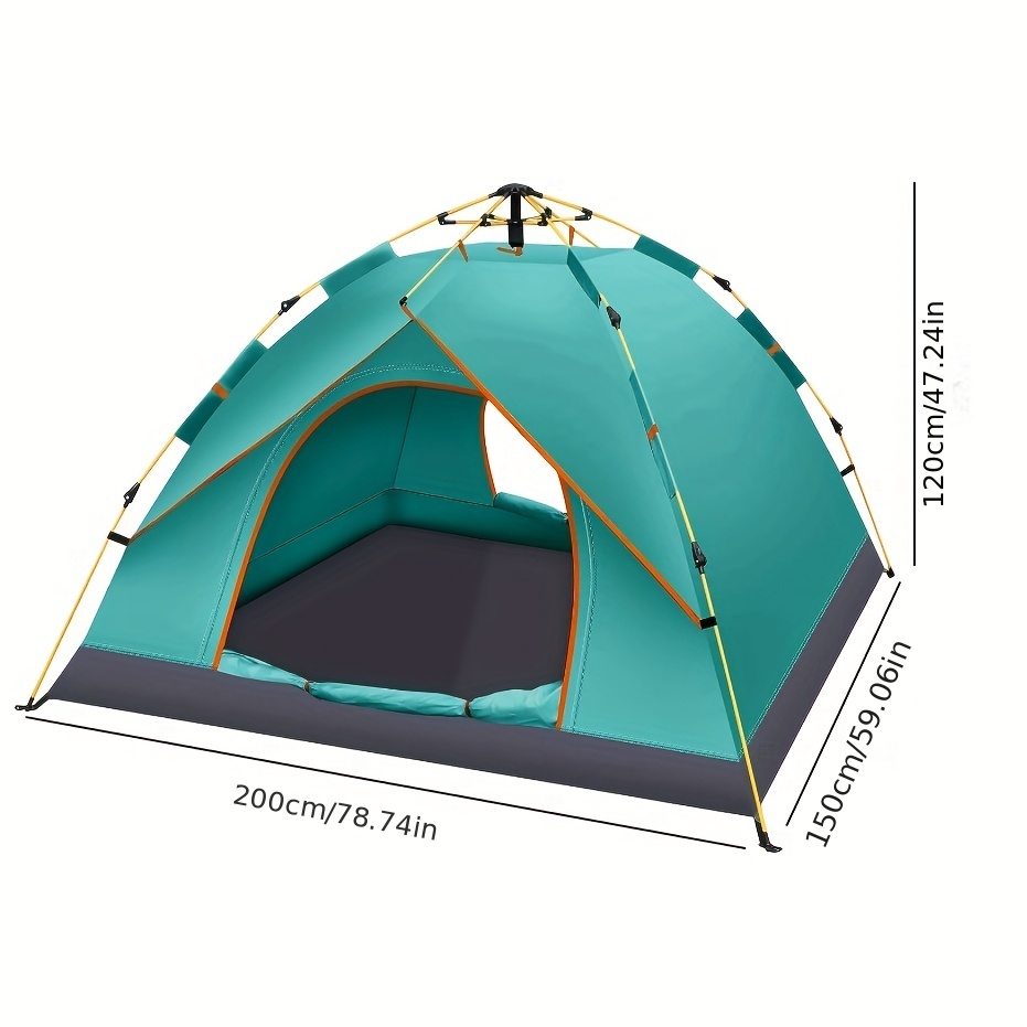 Hydraulic pop up outlet tent