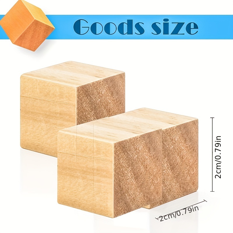 Wooden Blocks for Crafts and DIY Projects