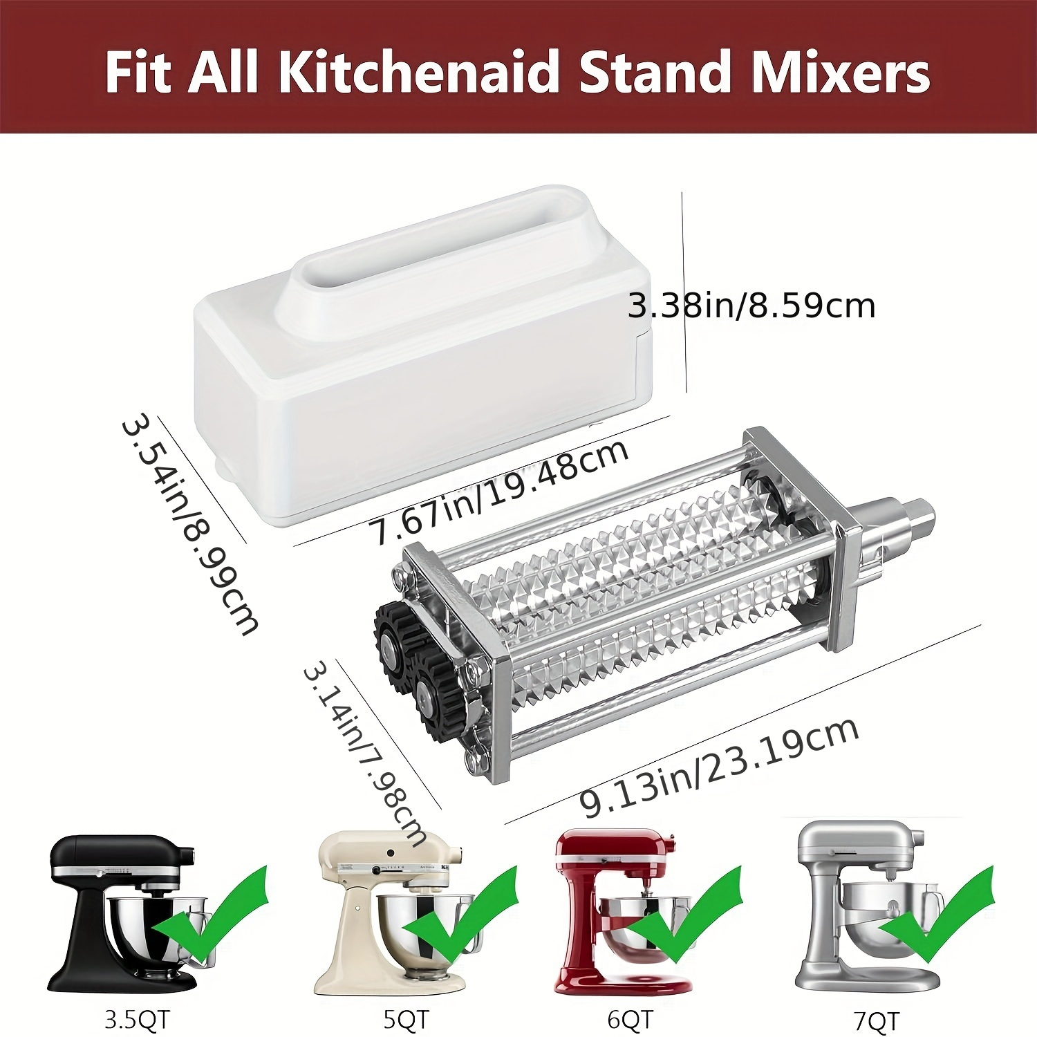 Meat Tenderizer Attachment for All Kitchen Aid Household Stand Mixers