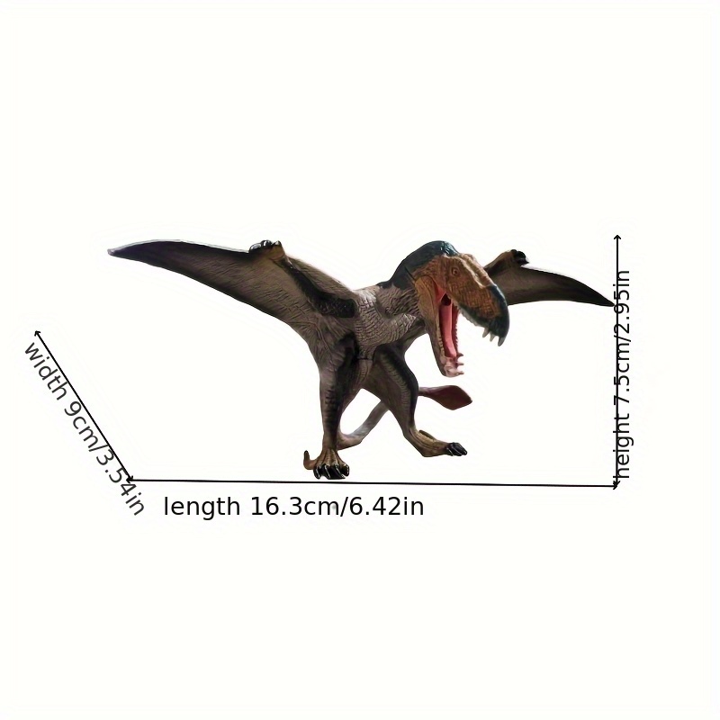 Pteranodon Simulation Model Prehistoric Dinosaur & Large Bird Figurine. Educational Toy For Kids' Desktop Games &