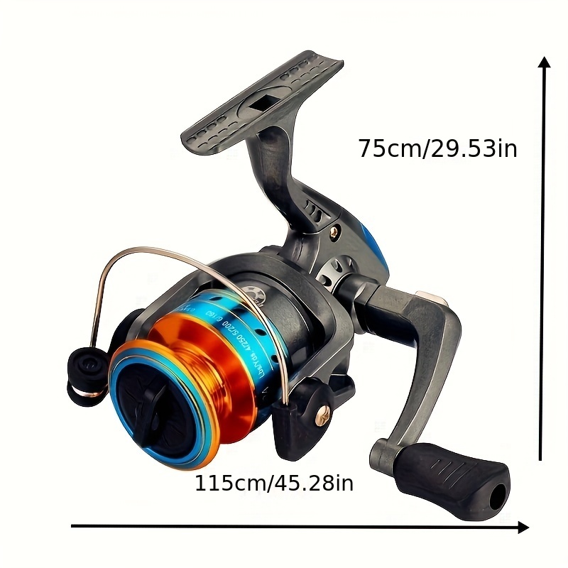 Sk Metal Cup Spinning Fishing Reel Metal Metal - Temu