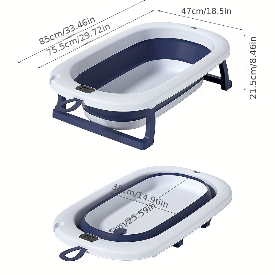 Banheira de bebê dobrável banheira portátil para crianças - Temu Portugal