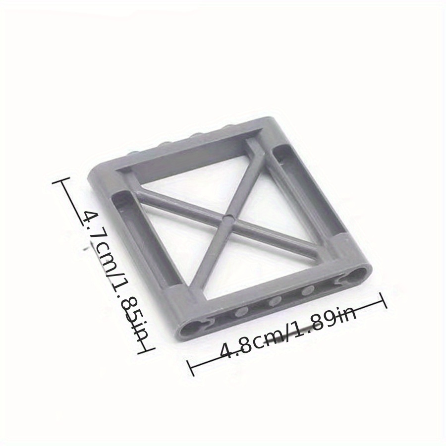 6pcs Building Block Set with 6x6 Dot Support Frame for Educational Toy