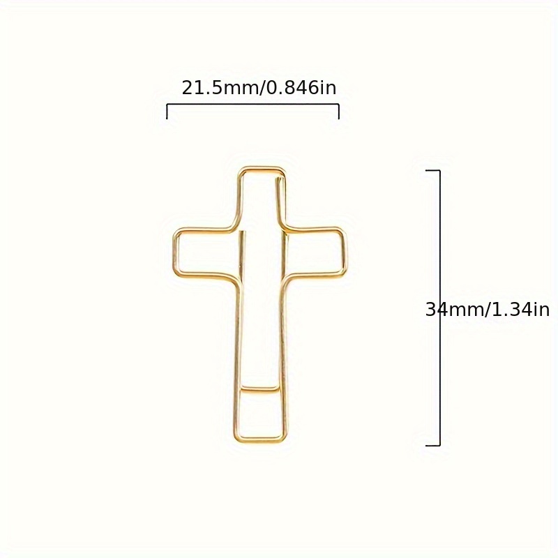 Cross Paper Clips Bible Paper Clips Journaling Paper Clips - Temu