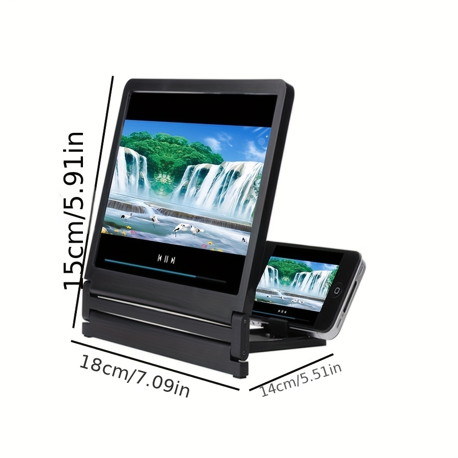 Amplificador Pantalla Para Celular Plegable Lupa 3d Zoom 10p