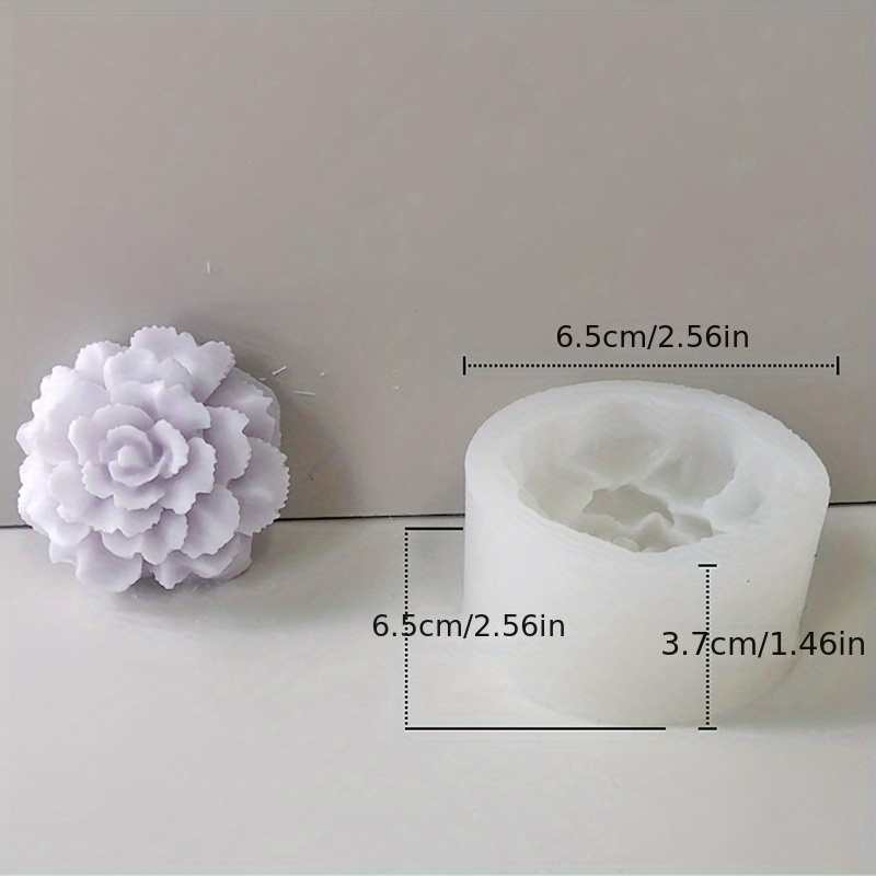 Silicone Mold Flower Scented Candle Silicone Mold Diy Flower - Temu