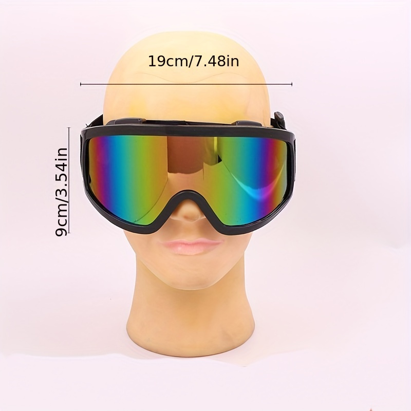 1pc Snow Sports UV Protection & Skiing/Snowboarding Goggles For All Seasons
