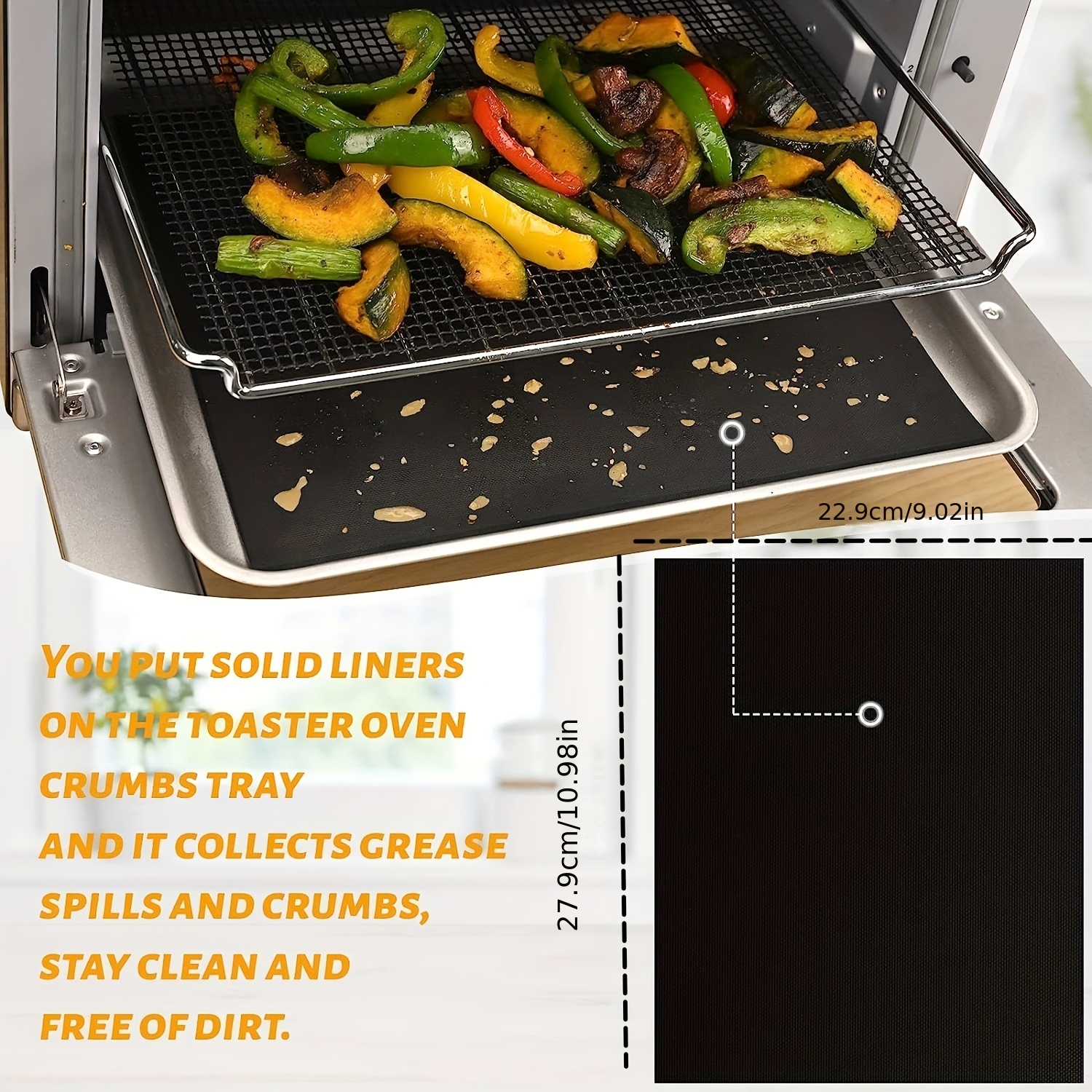 Air Fryer Oven Liners Non stick Air Fryer Oven Mat Baking - Temu