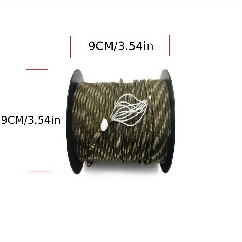 reliable 1968.5inch Roll of 9-Strand Rope 4Mm, Suitable for Outdoor Camping, Tarps, Hiking, Camping Tents, Bracelets, And Lanyards 5 reliable 1968.5inch Roll of 9-Strand Rope 4Mm, Suitable for Outdoor Camping, Tarps, Hiking, Camping Tents, Bracelets, And Lanyards - Image 5