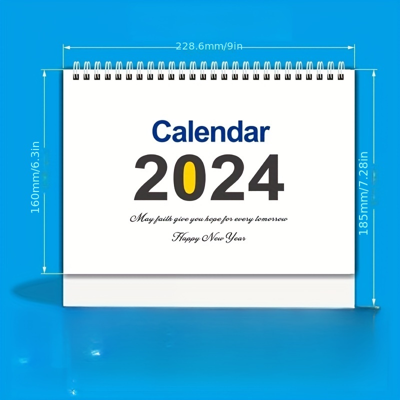 2024 Calendario Scrivania In Inglese Creativo E Semplice - Temu Italy