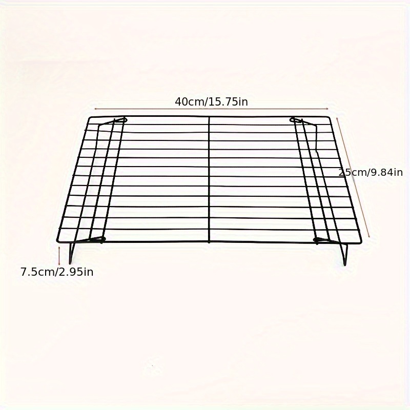 Set of 2) Stainless Steel 12 x 17 Baking & Cooling Racks, 12 x 17