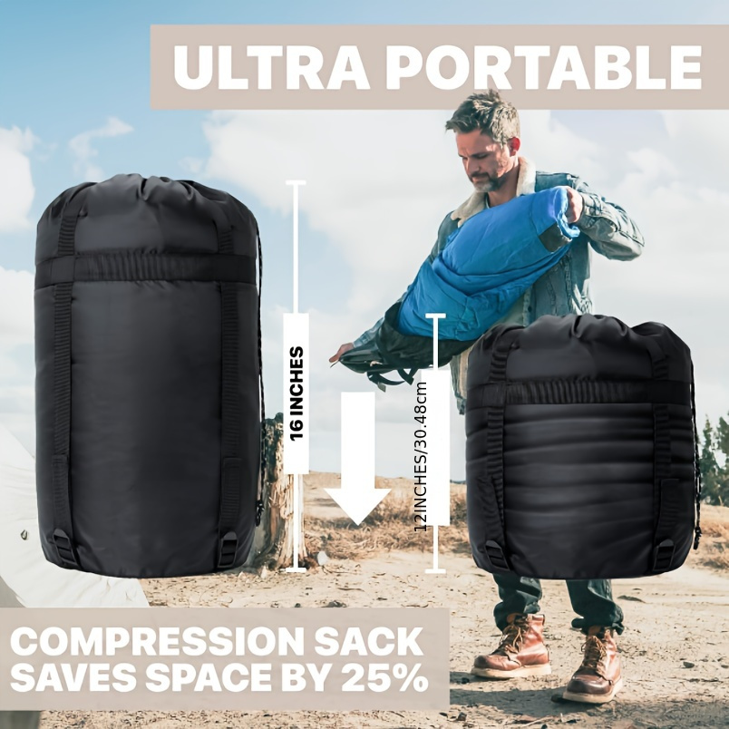 1pc ultra light warm sleeping bag set with zipper portable