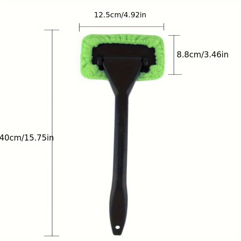 1pc long handle car window windshield cleaning brush kit for cleaning and protecting your windshield car window brush only 1 brush head cover rag details 0