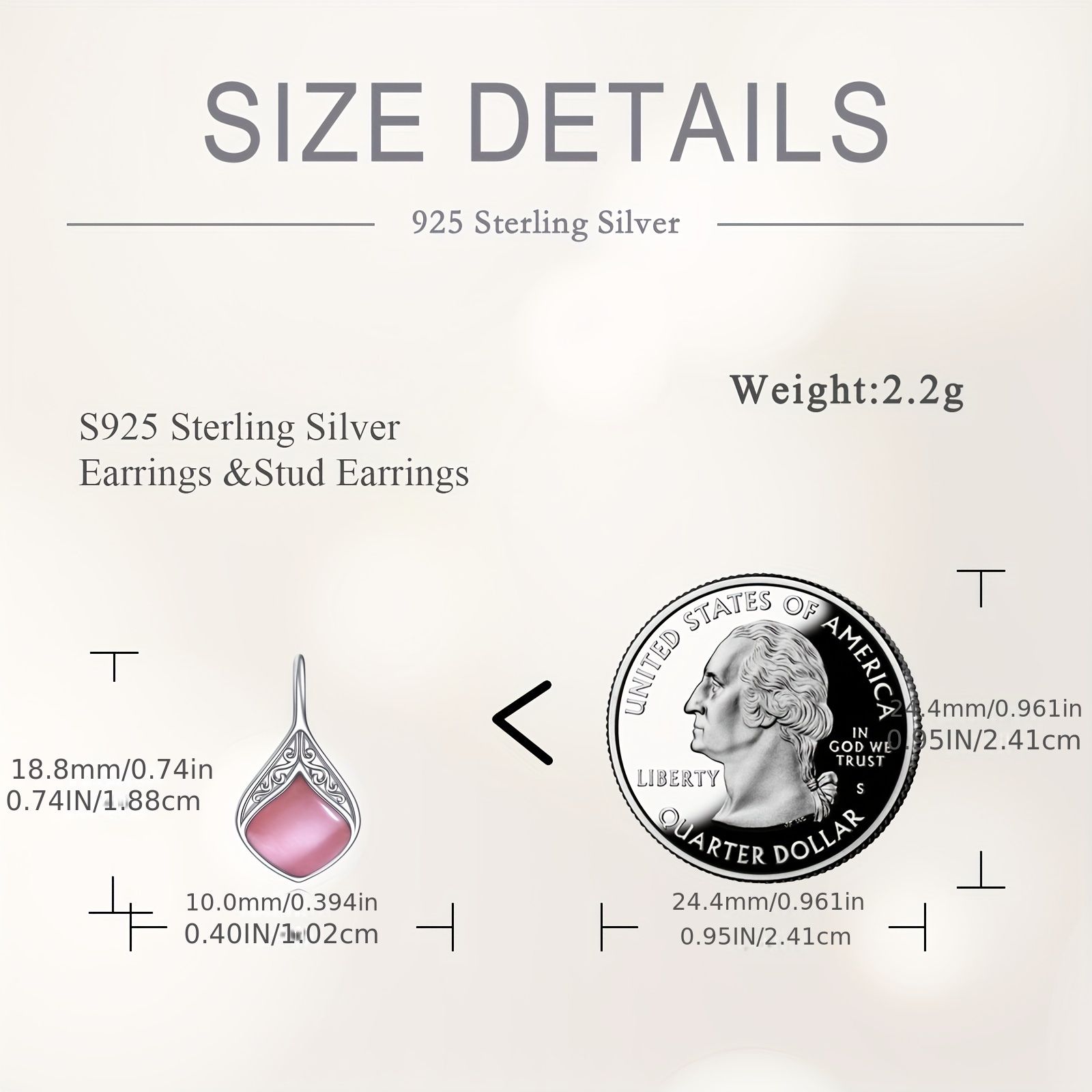 pink opal teardrop leverback earrings for women 925 sterling silvery pink opal dangle earrings jewelry for women sensitive ears   thanksgiving Product details 5