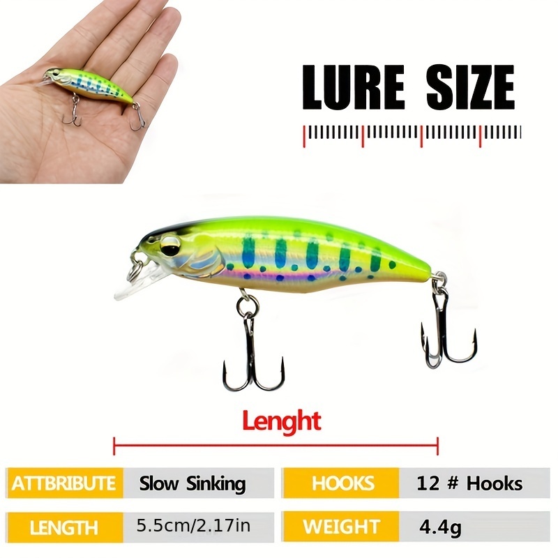 Bionic Hard Bait Fishing Tackle Jerkbait Bass Pike Crankbait - Temu