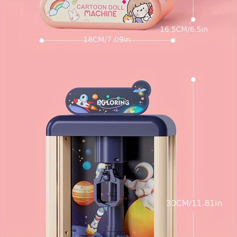 Claw Machine Children's Toy Clip Doll Twist Egg Machine With - Temu