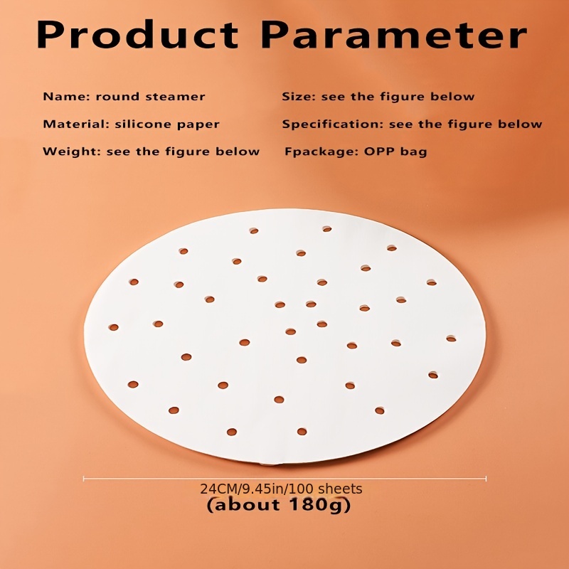 Air Fryer Disposable Paper Liner Oil-proof Baking Paper for Manga