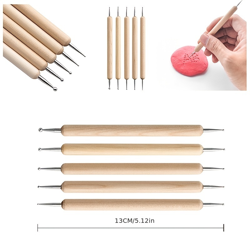  Clay Tools 40PCS Pottery Tools Clay Sculpting Tools for Kids  Polymer Clay Tools Kit Ceramic Tools for DIY Handcraft Modeling Clay  Carving Tools Set