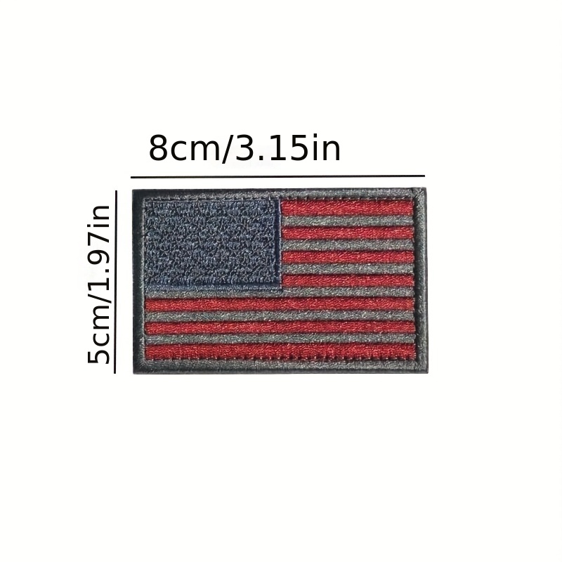 Patriotic Support Flag Patch