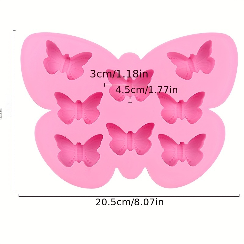 Cartoon Butterfly Chocolate Mold 3d Silicone Mold Cute - Temu