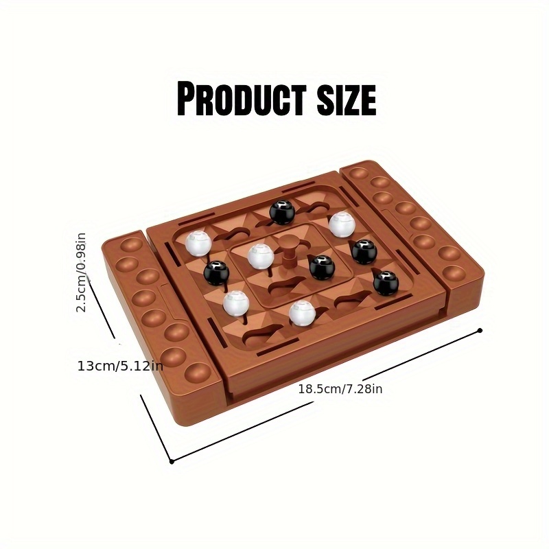 Logic Board Game for Kids Ages 3 and Up, Strategy Game with High-Quality ABS Plastic, Ideal for Family Gatherings, Parties, and Travel