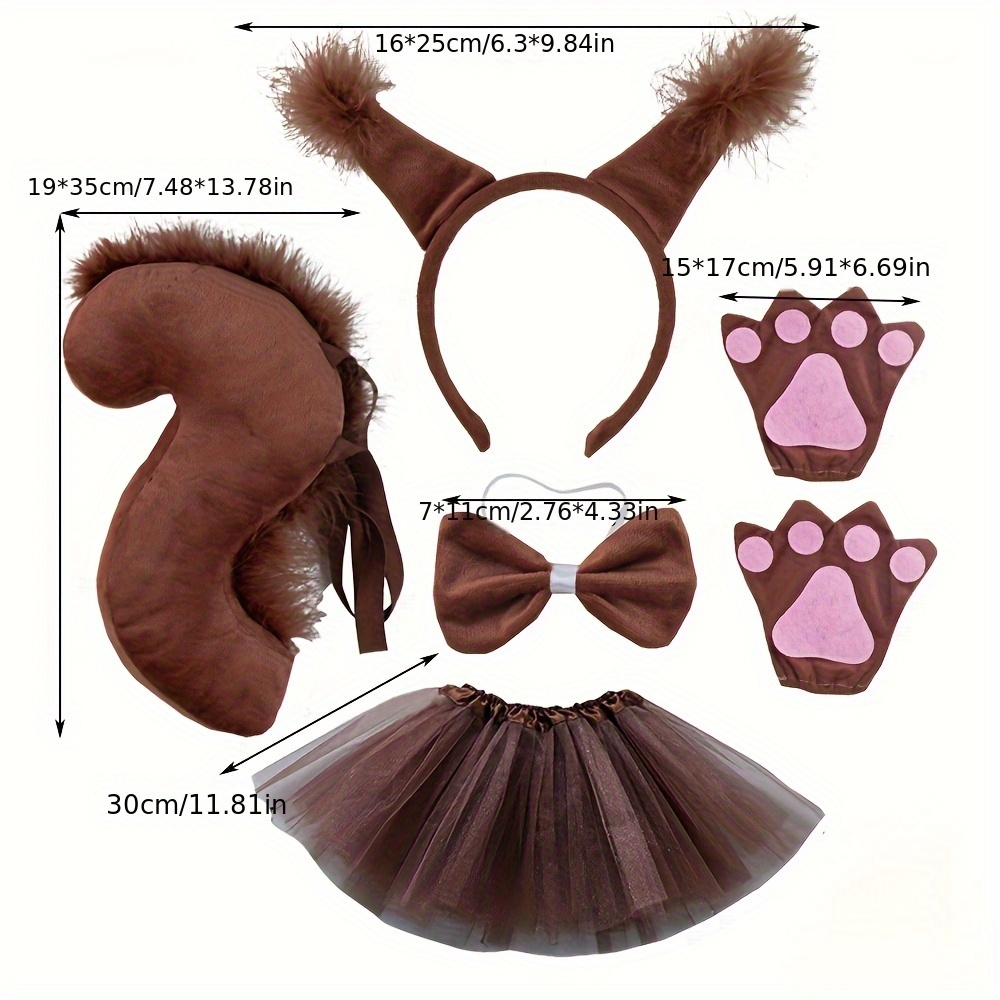 Set 2 Bandeaux Oreilles De Lapin Peluche + 2 Nœuds Papillon – Orange Et Rose – Cosplay Pâques Et Fêtes