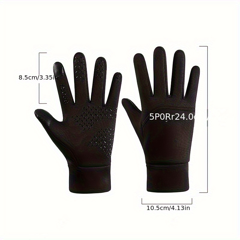 Windproof Warm Cycling Gloves Outdoor Snow Fishing Gloves - Temu