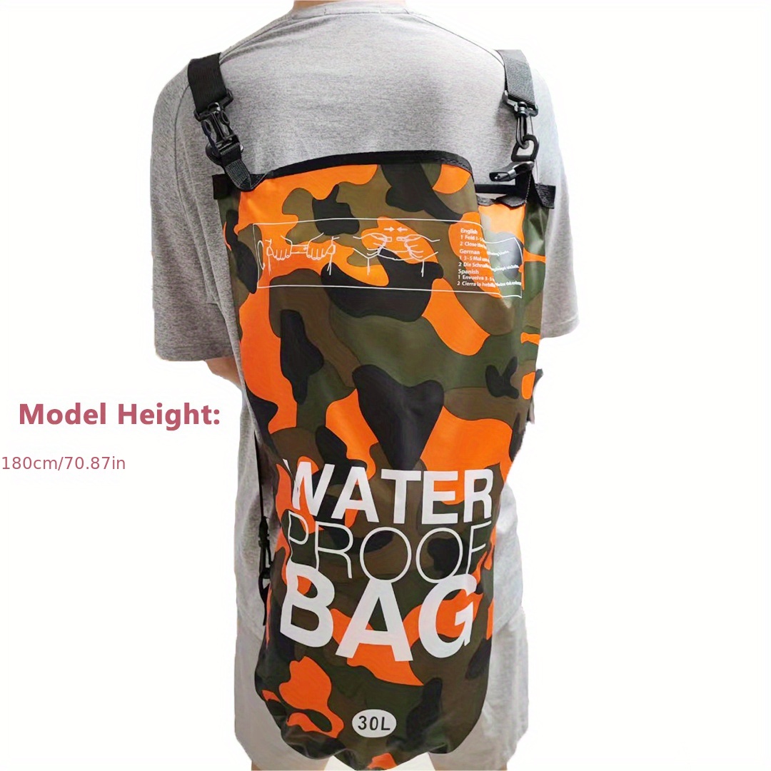 Sac sec imperméable camouflage Sac de rafting léger pliable - Temu