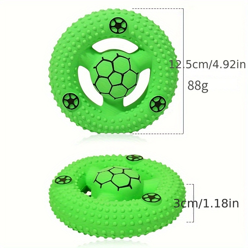 1pc Football Basketball Design Pet Grinding Teeth Squeaky Plush Toy, Chewing Toy for Dog Interactive Supply