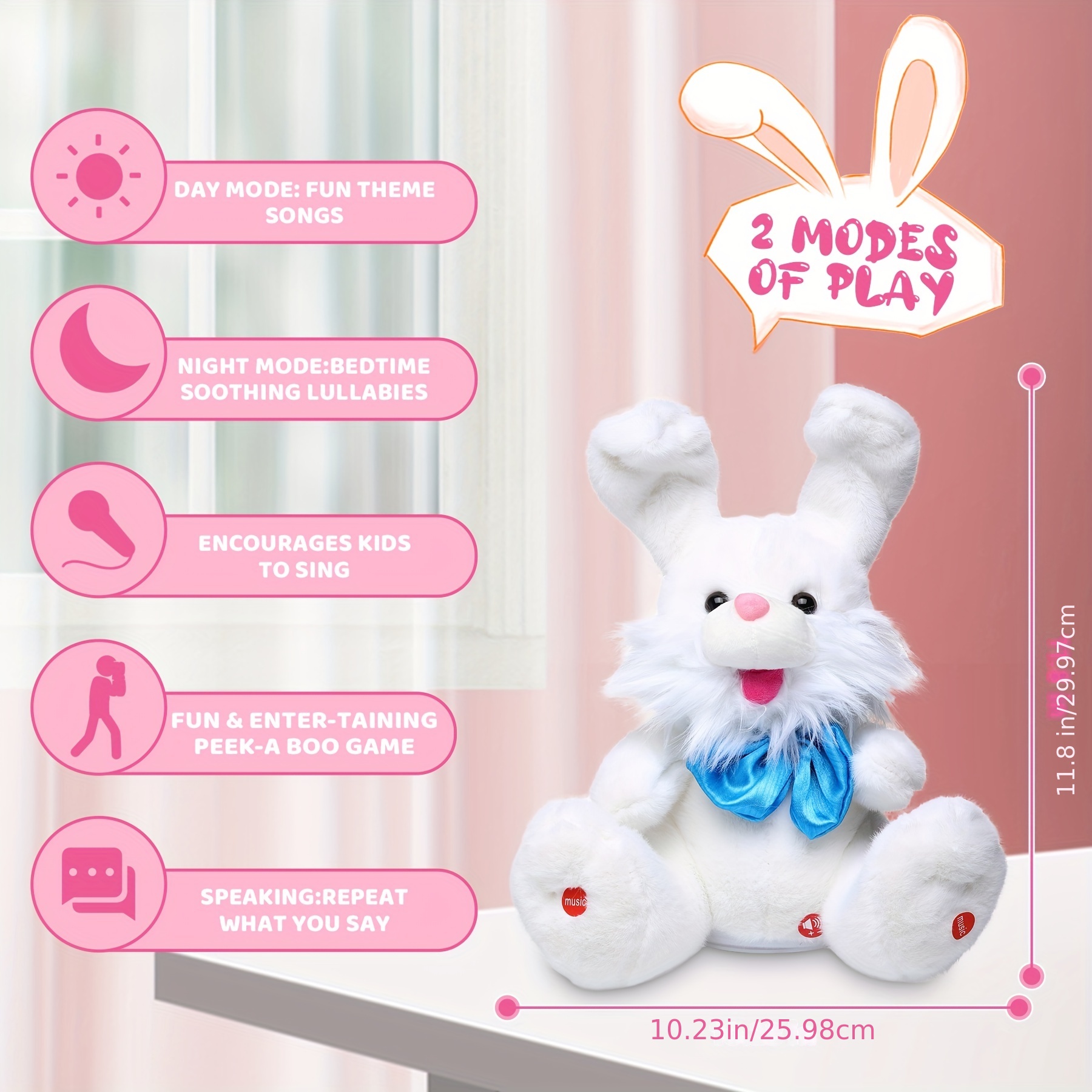 Singing rabbit outlet toy