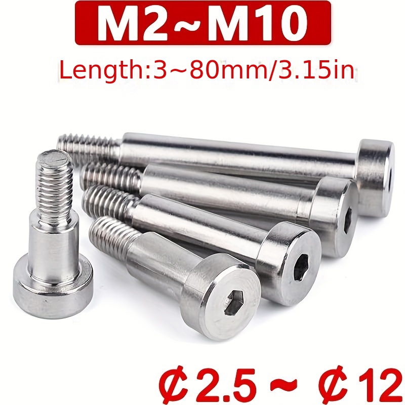 12 Pcs M6*80mm Screw Eye Hooks With Expansion Tubes, Stainless
